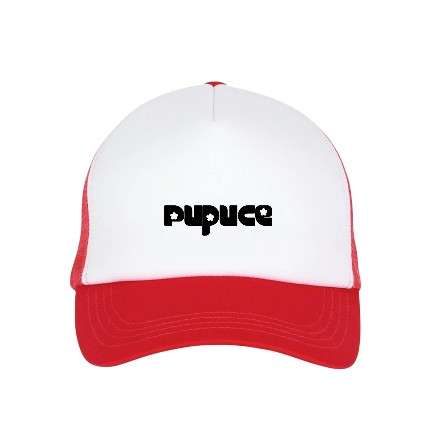 Casquette Trucker Pupuce Rouge et Blanche