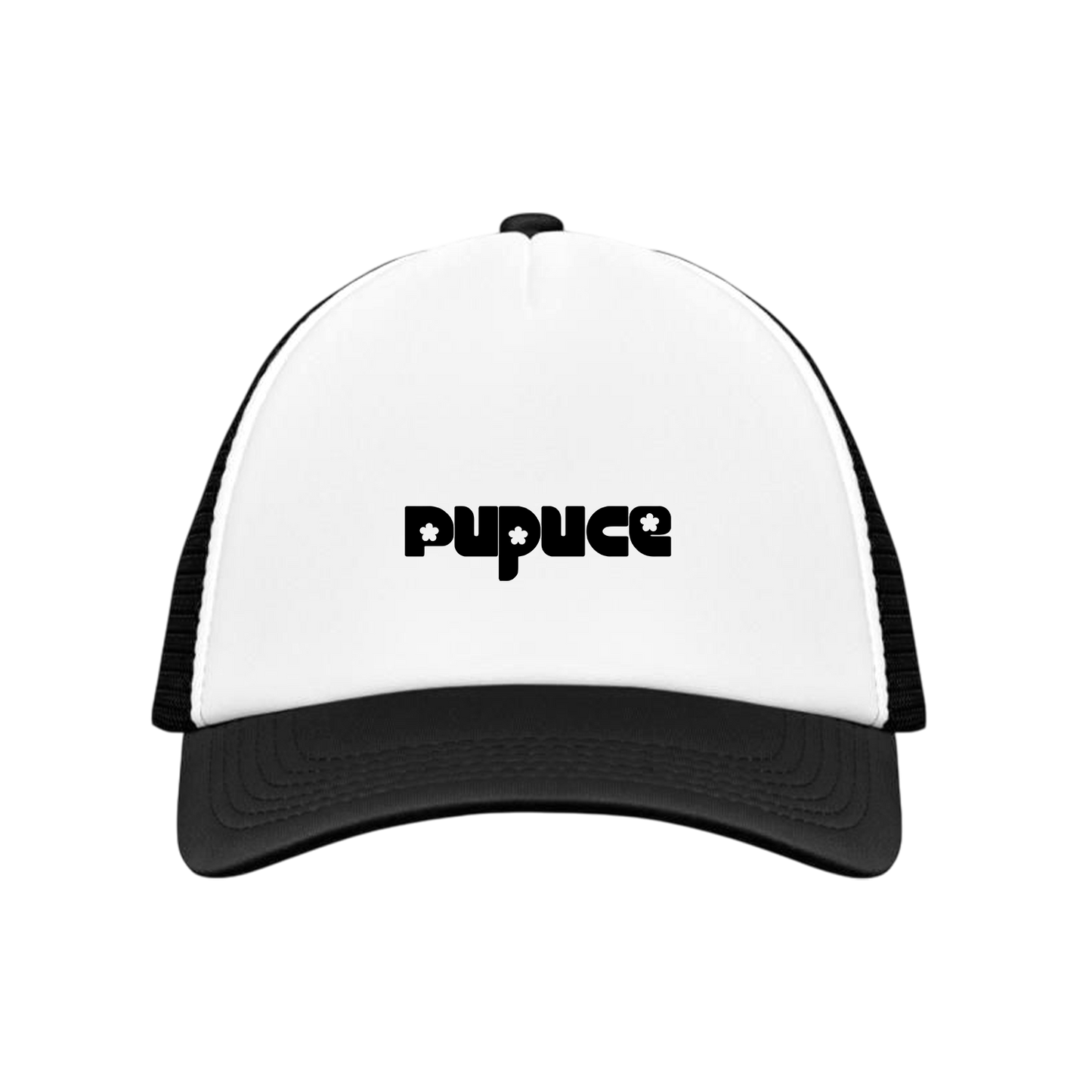 Casquette Trucker Pupuce Noire et blanche