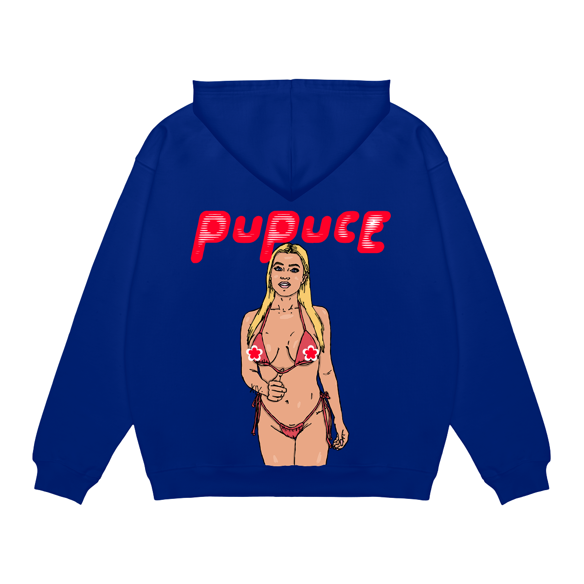 Hoodie épais PUPUCE 2.0 DROP 1 Bleu