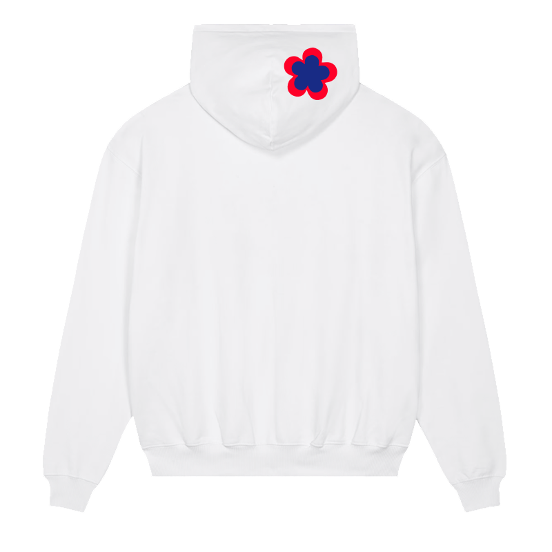 Hoodie épais PUPUCE 2.0 DROP 1 Blanc Logo seul