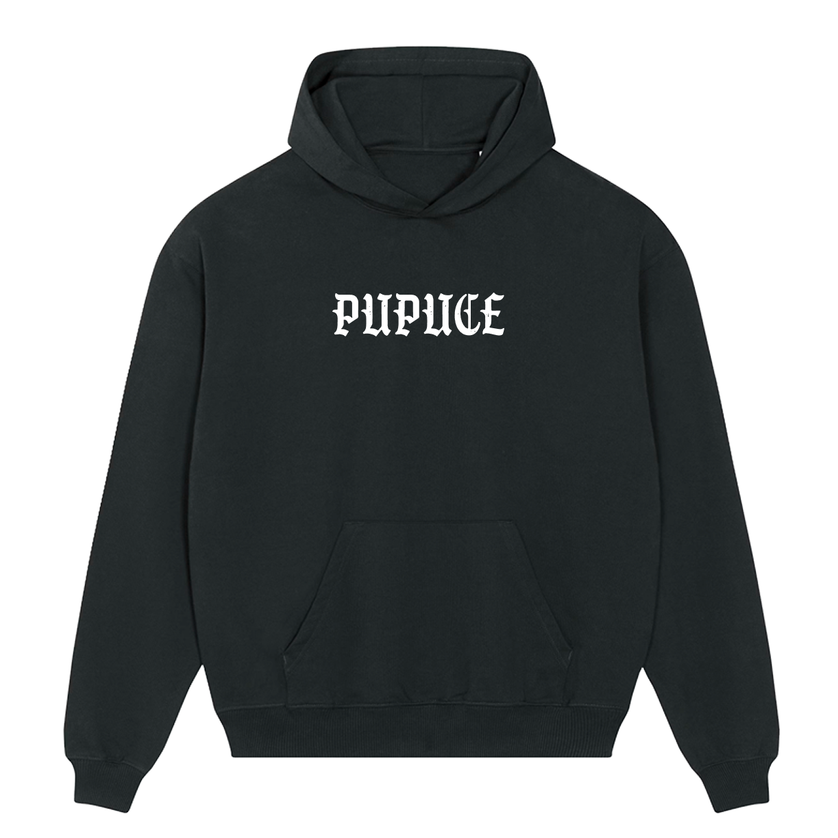 Hoodie épais PUPUCE 2.0 DROP 2 Noir