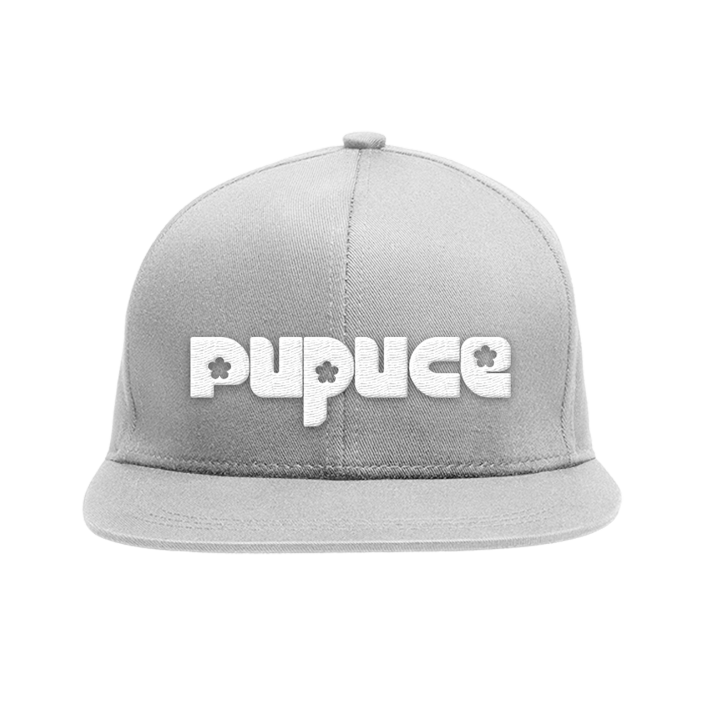 Casquette Brodée Pupuce Gris clair