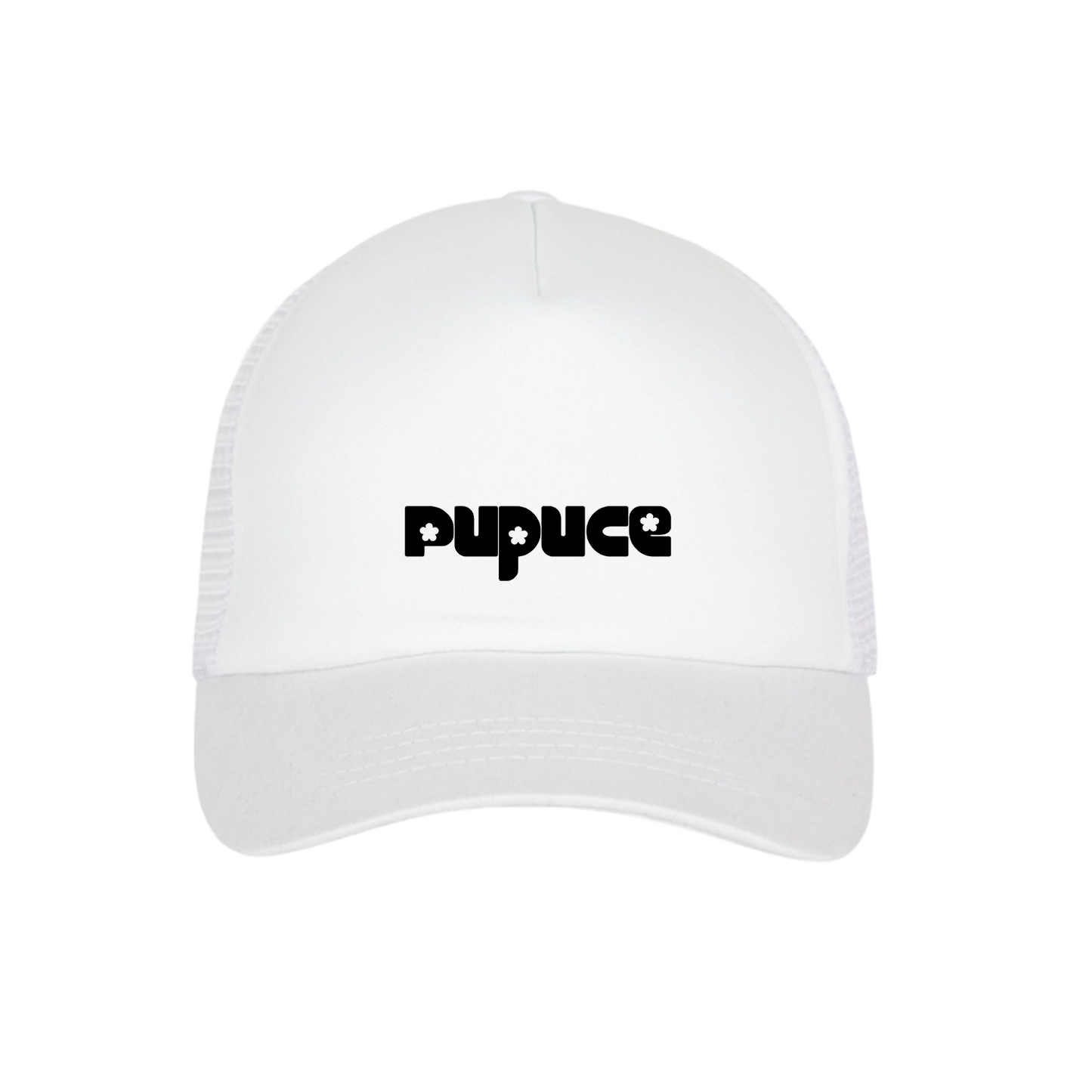 Casquette Trucker Pupuce Blanche