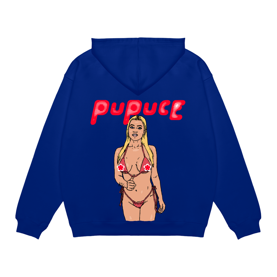 Hoodie épais PUPUCE 2.0 DROP 1 Bleu