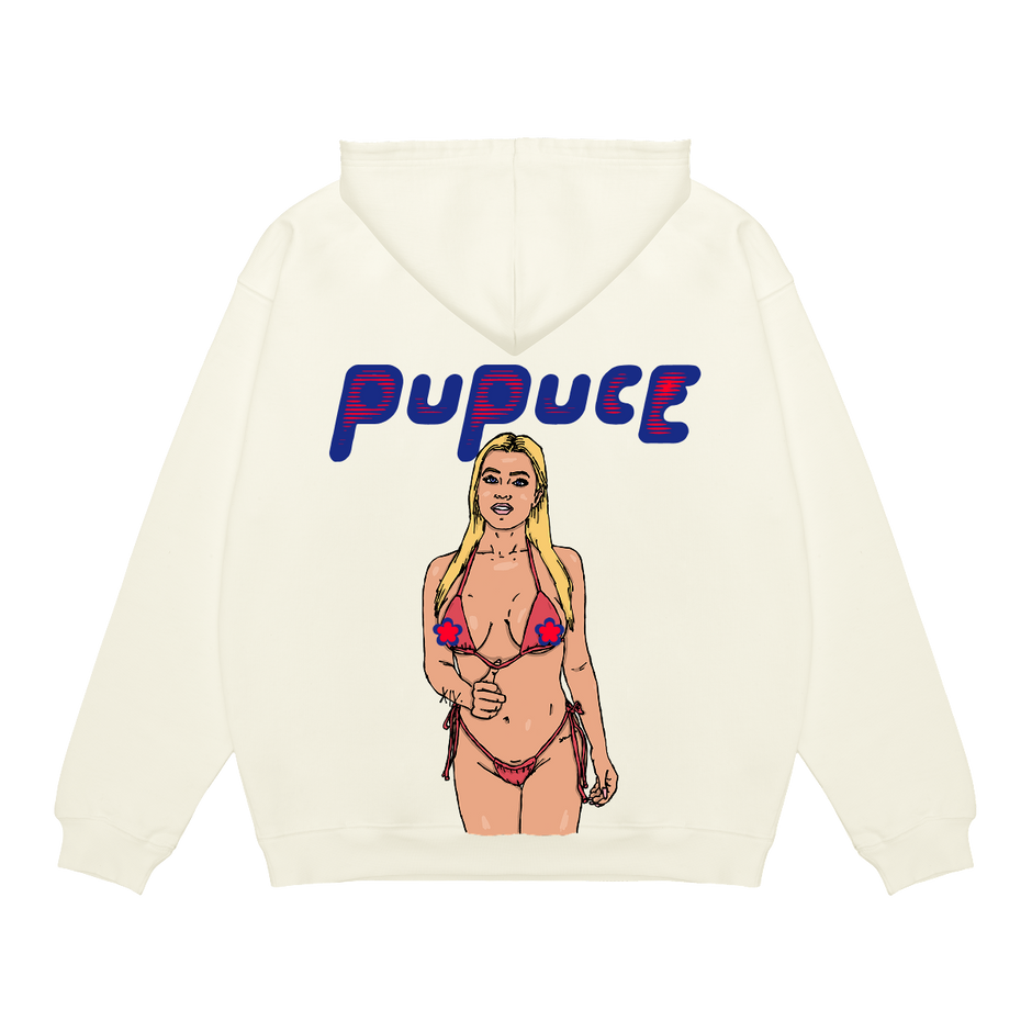 Hoodie épais PUPUCE 2.0 DROP 1 Ecru