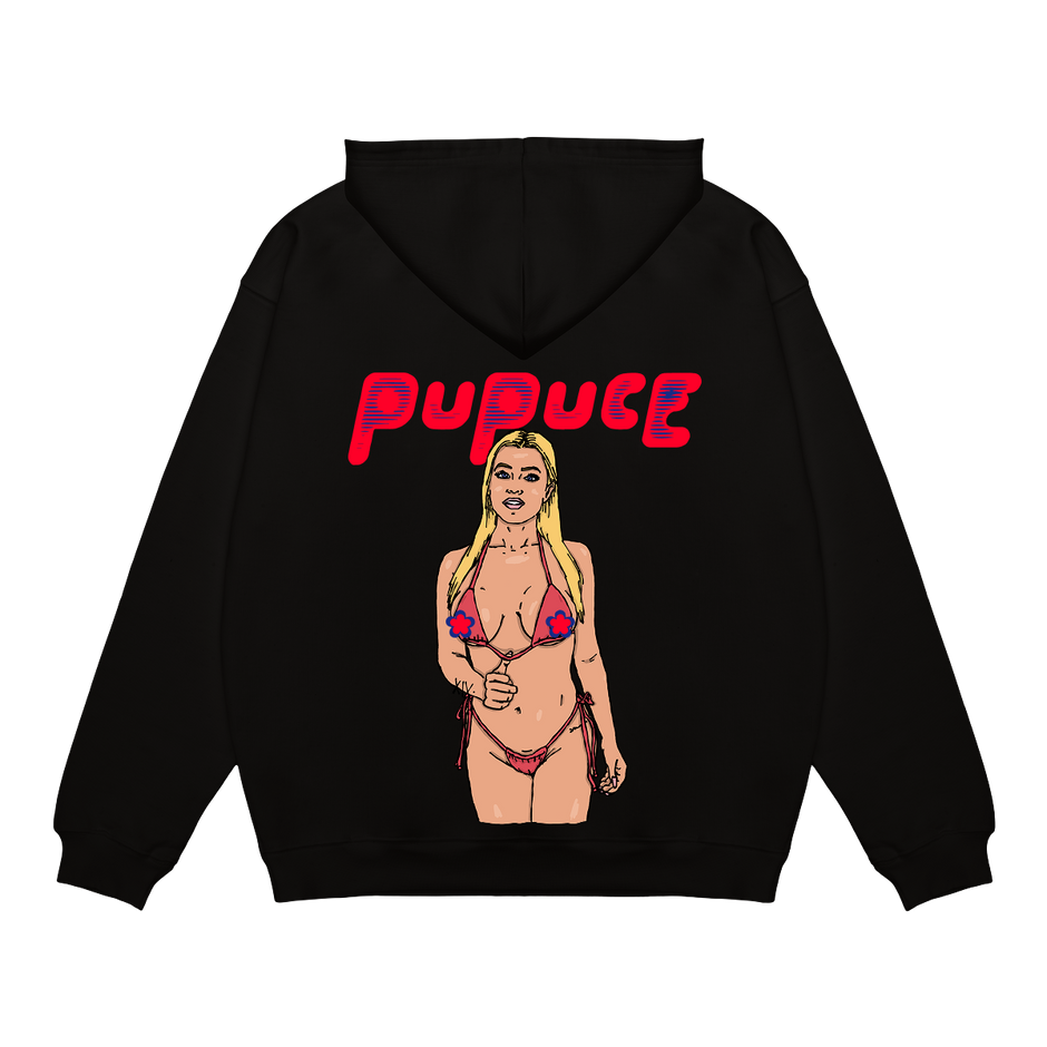 Hoodie épais PUPUCE 2.0 DROP 1 Noir