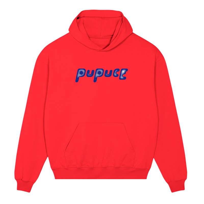 Hoodie épais PUPUCE 2.0 DROP 1 Rouge Logo seul