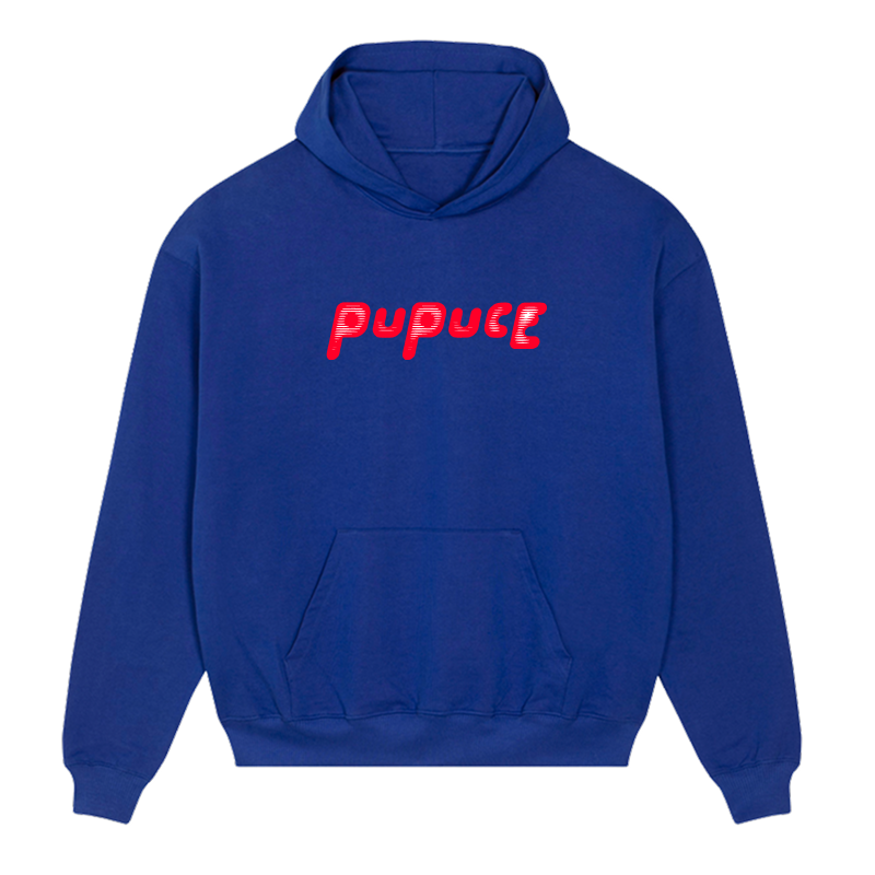 Hoodie épais PUPUCE 2.0 DROP 1 Bleu Logo seul