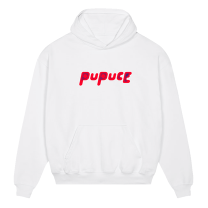 Hoodie épais PUPUCE 2.0 DROP 1 Blanc Logo seul