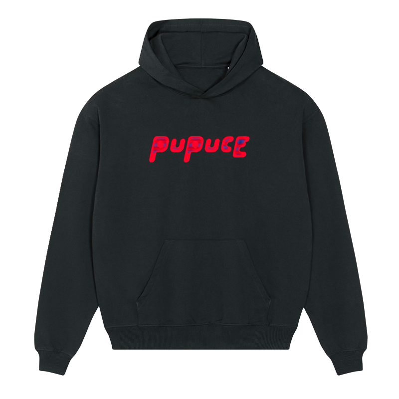 Hoodie épais PUPUCE 2.0 DROP 1 Noir Logo seul