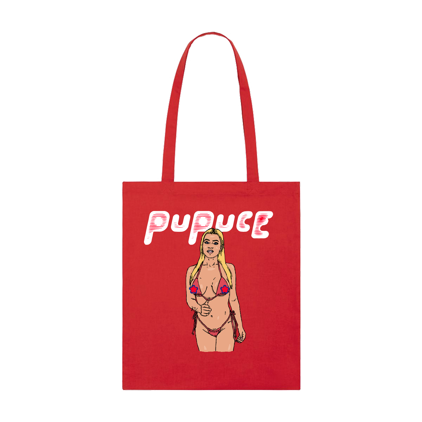 Totebag PUPUCE 2.0 DROP 1 Rouge