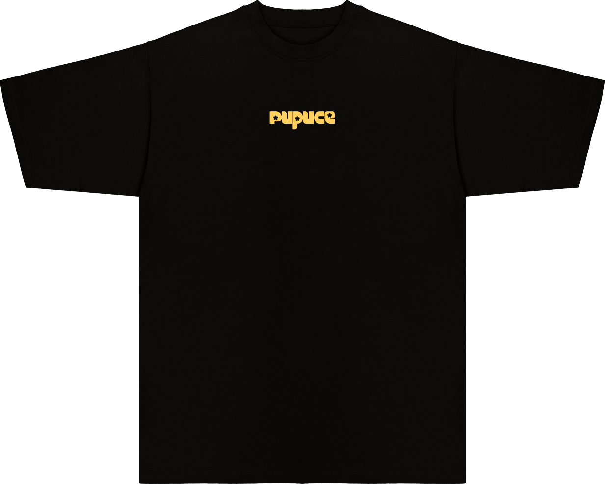 T-shirt Oversize PUPUCE 2.0 DROP 2 Logo Jaune
