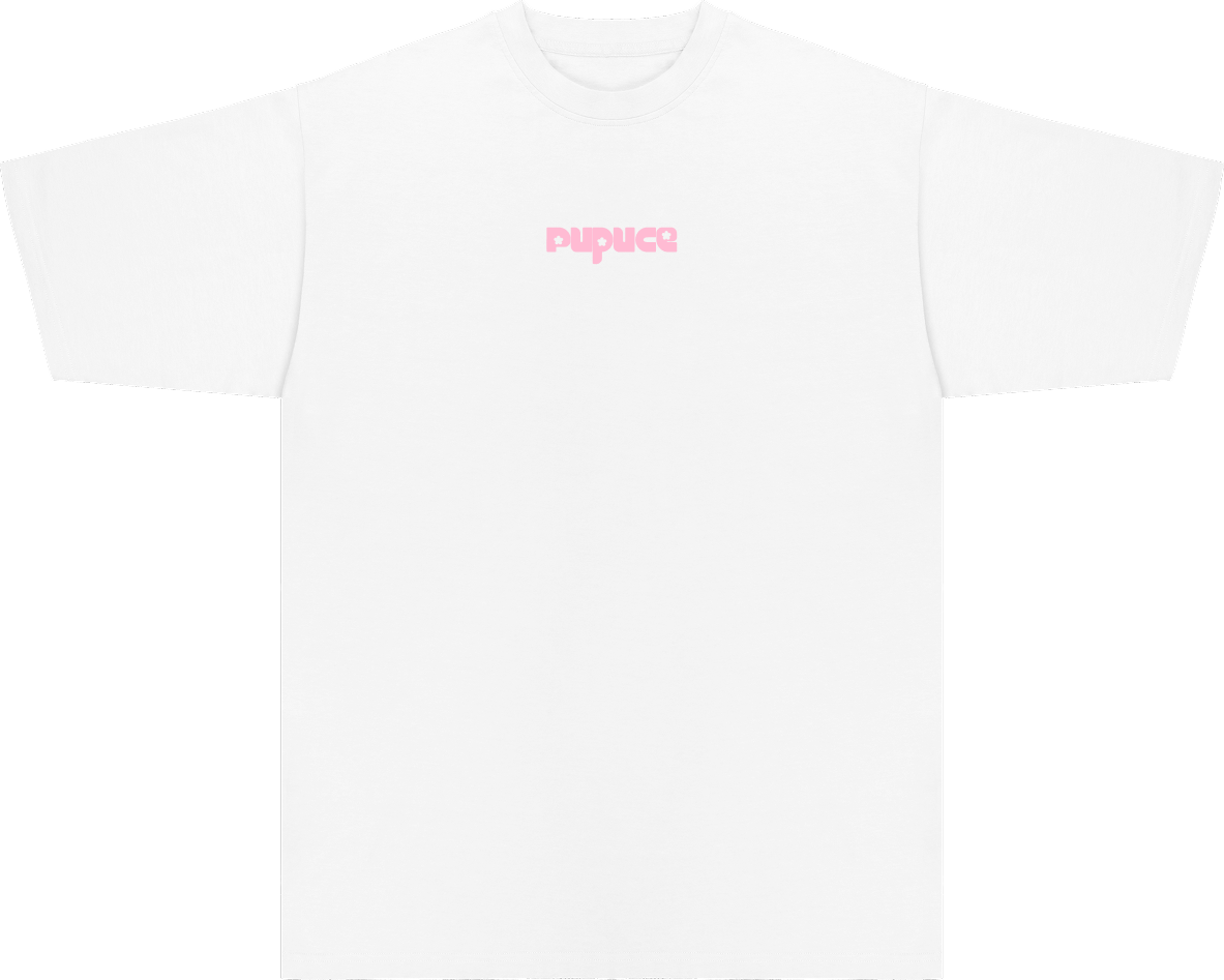 T-shirt Oversize PUPUCE 2.0 DROP 2 Logo Rose
