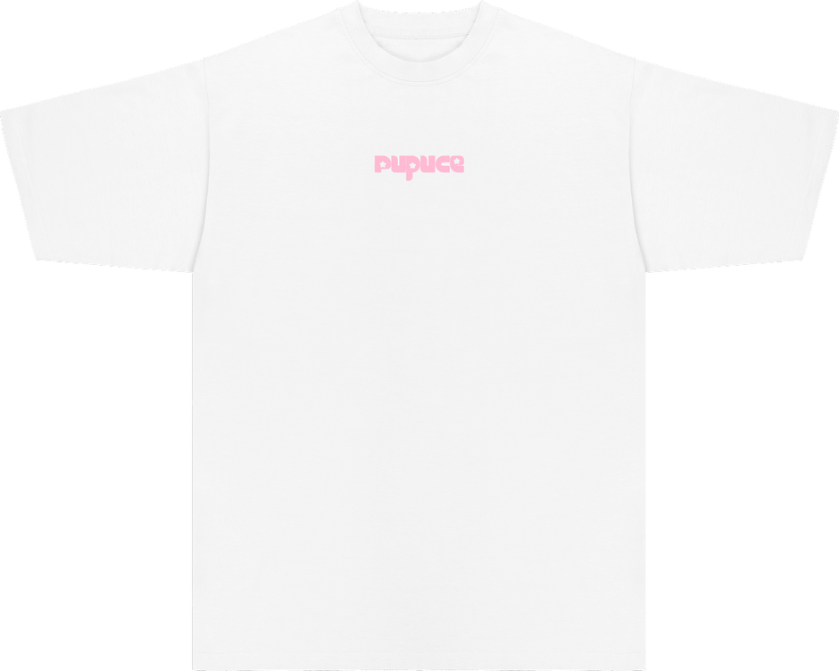 T-shirt Oversize PUPUCE 2.0 DROP 2 Logo Rose