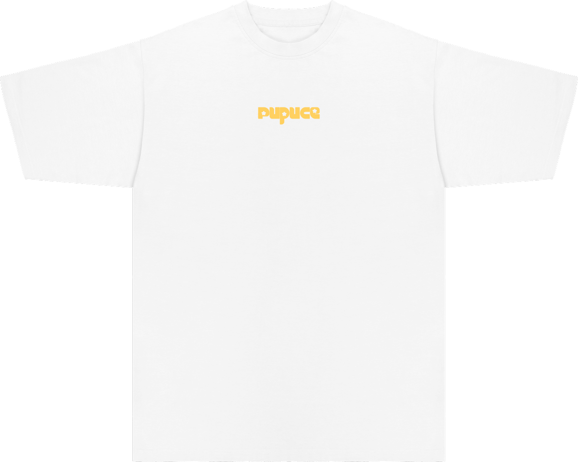 T-shirt Oversize PUPUCE 2.0 DROP 2 Logo Jaune