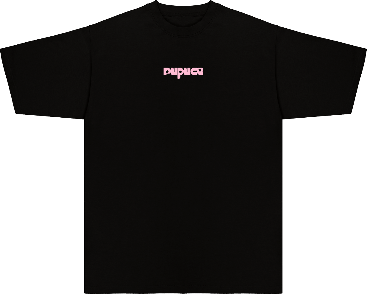 T-shirt Oversize PUPUCE 2.0 DROP 2 Logo Rose