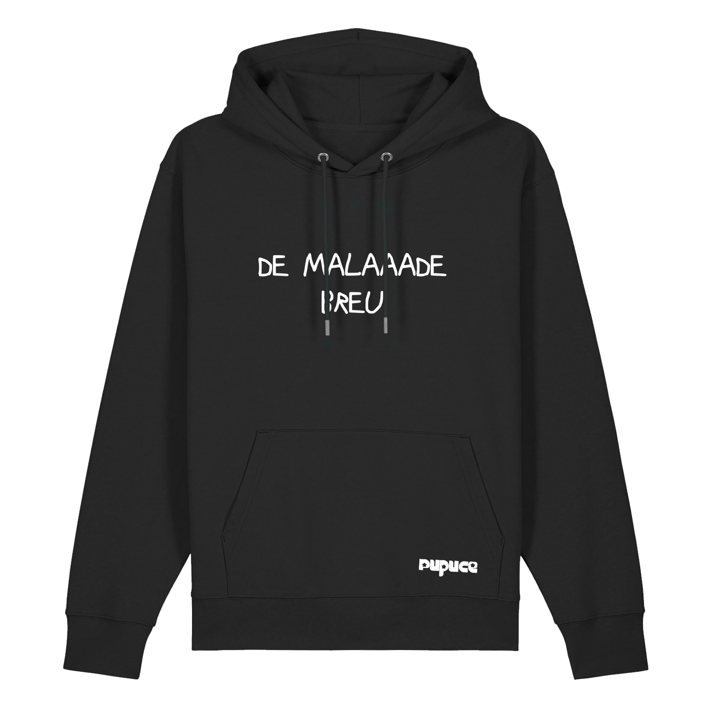 Hoodie Cordon Pupuce Noir De Malade Breu