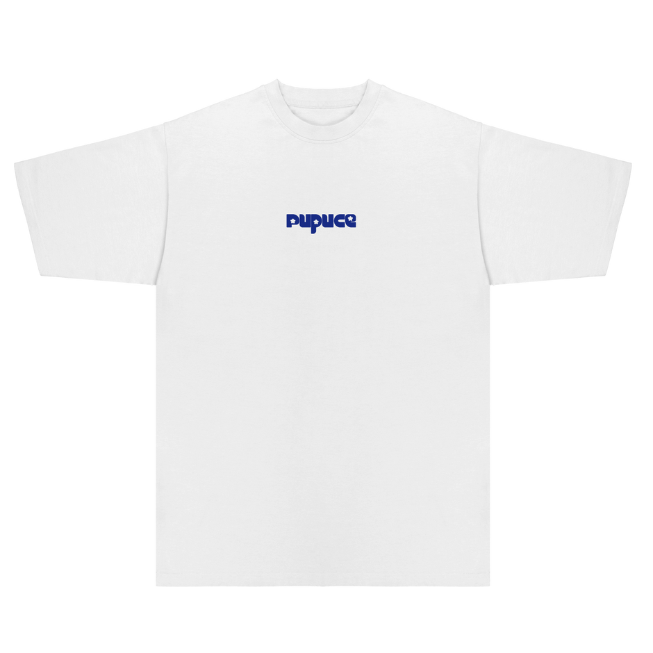 T-shirt Oversize PUPUCE 2.0 DROP 1 Logo Bleu
